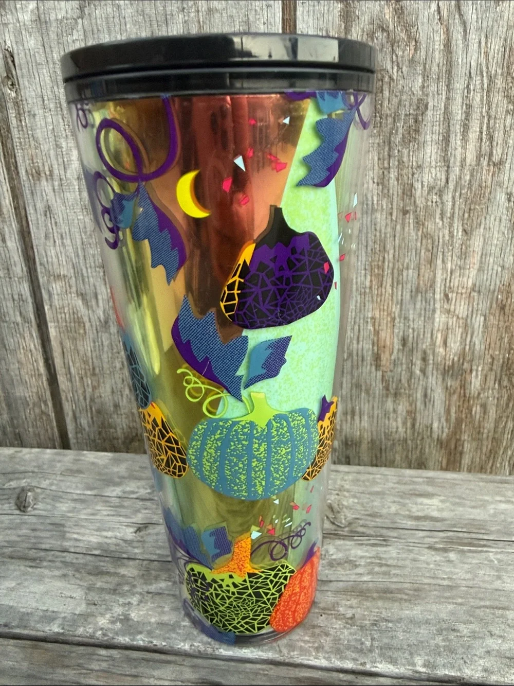 Starbucks UFO Glow In The Dark 2024 Pumpkins 24oz Venti Tumbler No Straw